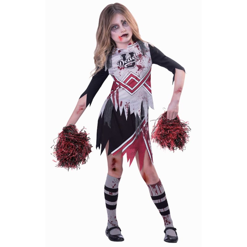 Costume Child Zombie Cheerleader 7-8