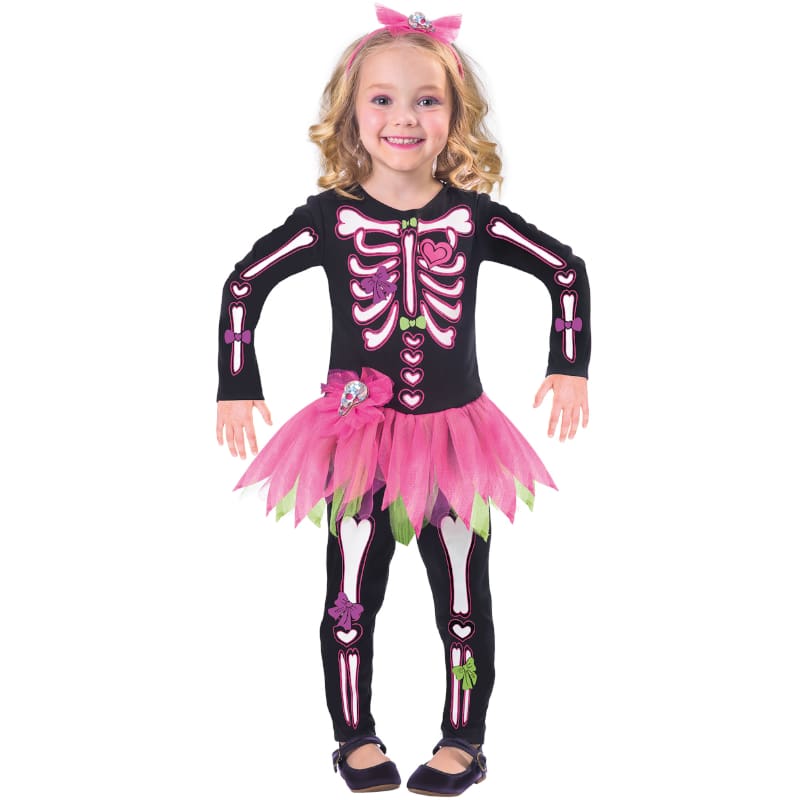 Costume Child Skeleton Fancy Bones 2-3