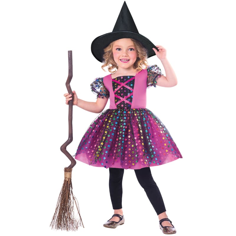 Costume Child Witch Rainbow 2-3