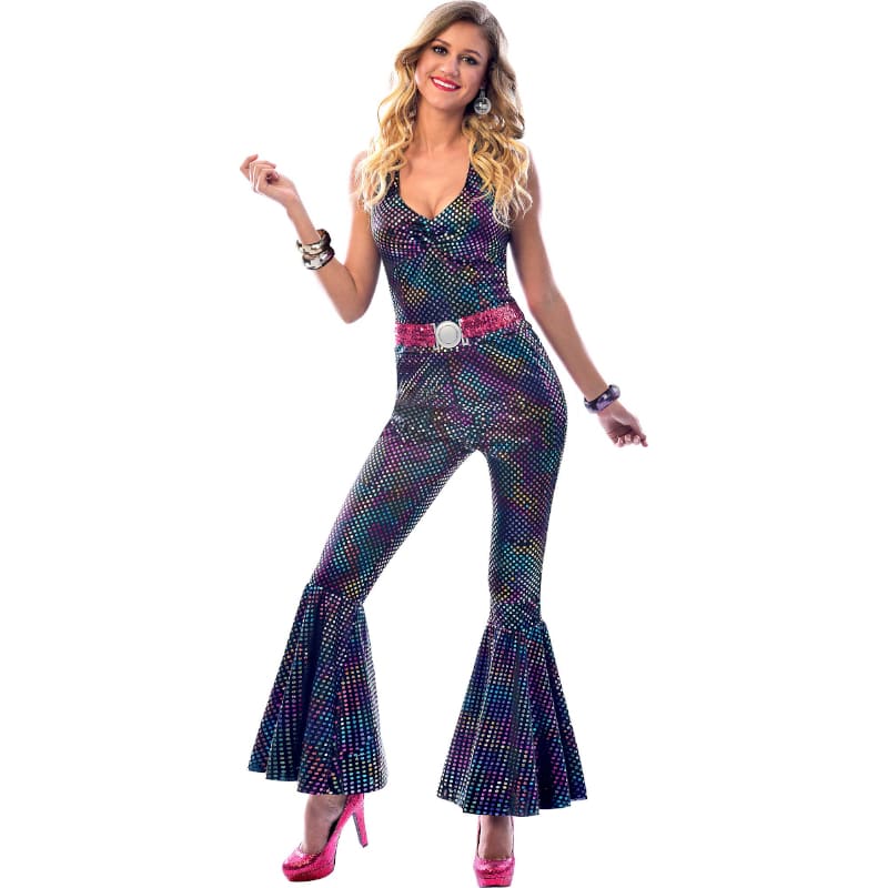 Costume Adult Disco Diva Lady 10-12
