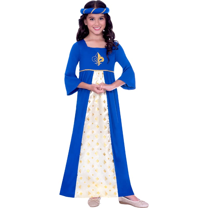 Costume Child Tudor Princess Blue 6-8