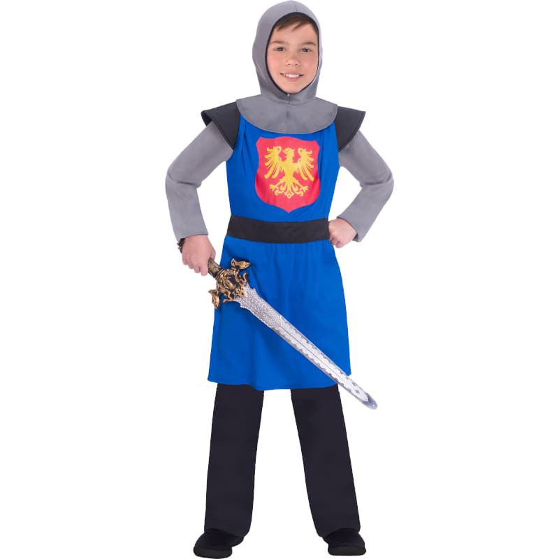 Costume Child Medieval Knight Blue 6-8