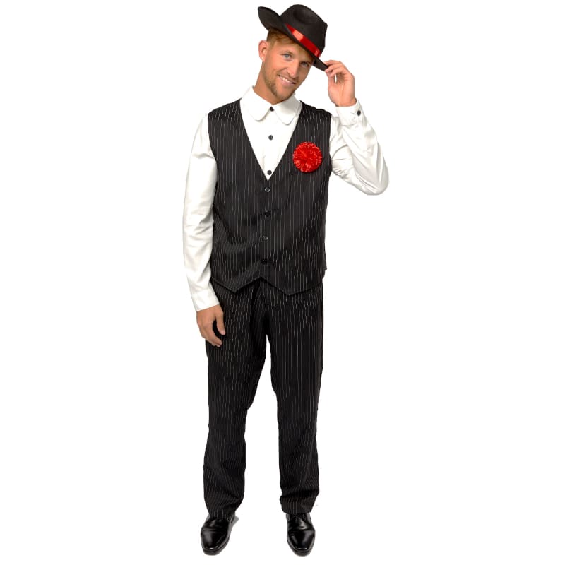Costume Adult Gangster Suit Black STD