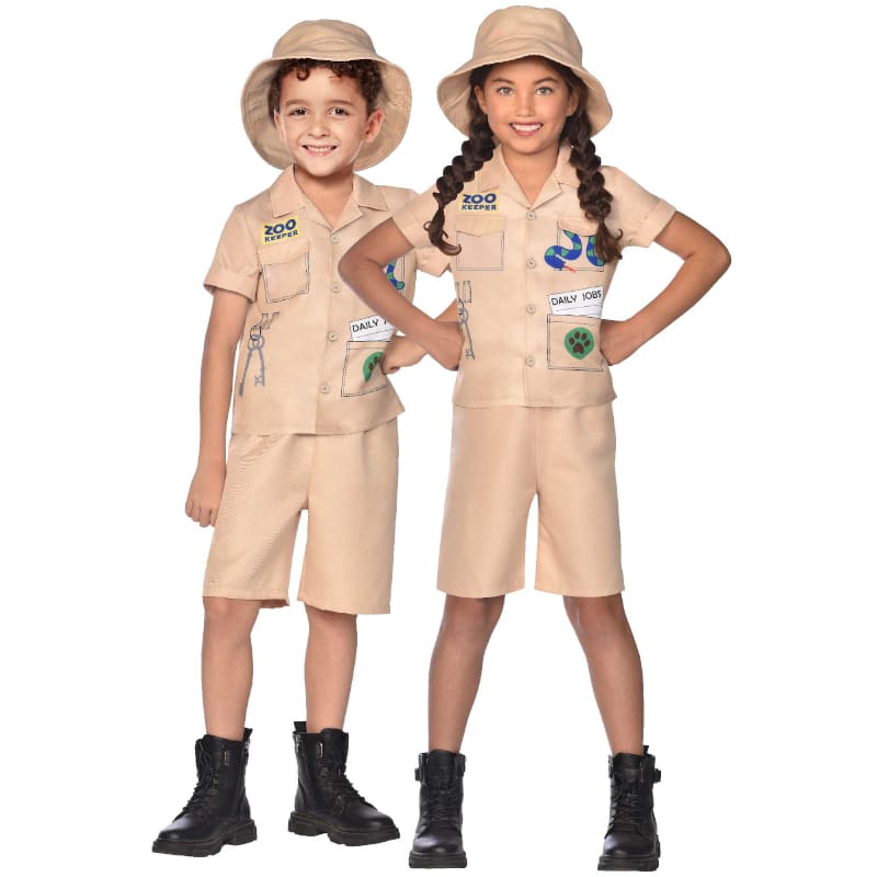 Costume Child Zoo Keeper 6-8
