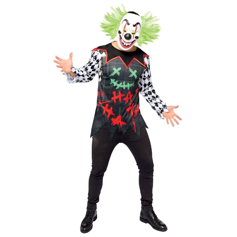 Costume Adult Clown Haha Scary XL