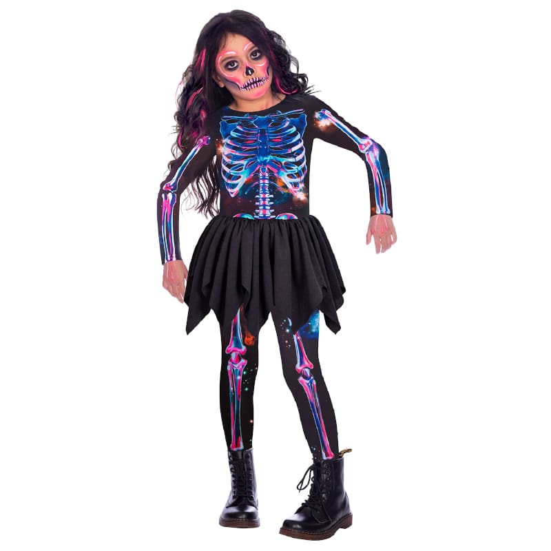 Costume Child Skeleton Girls 6-8 DNR