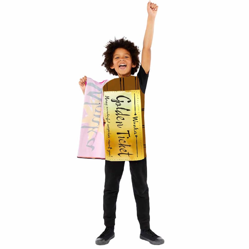 Costume Child Roald Dahl Wonka Bar SM