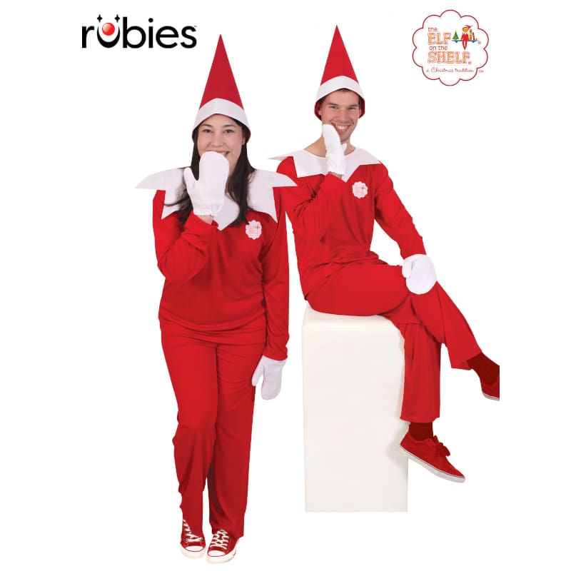 Costume Adult Elf on the Shelf M