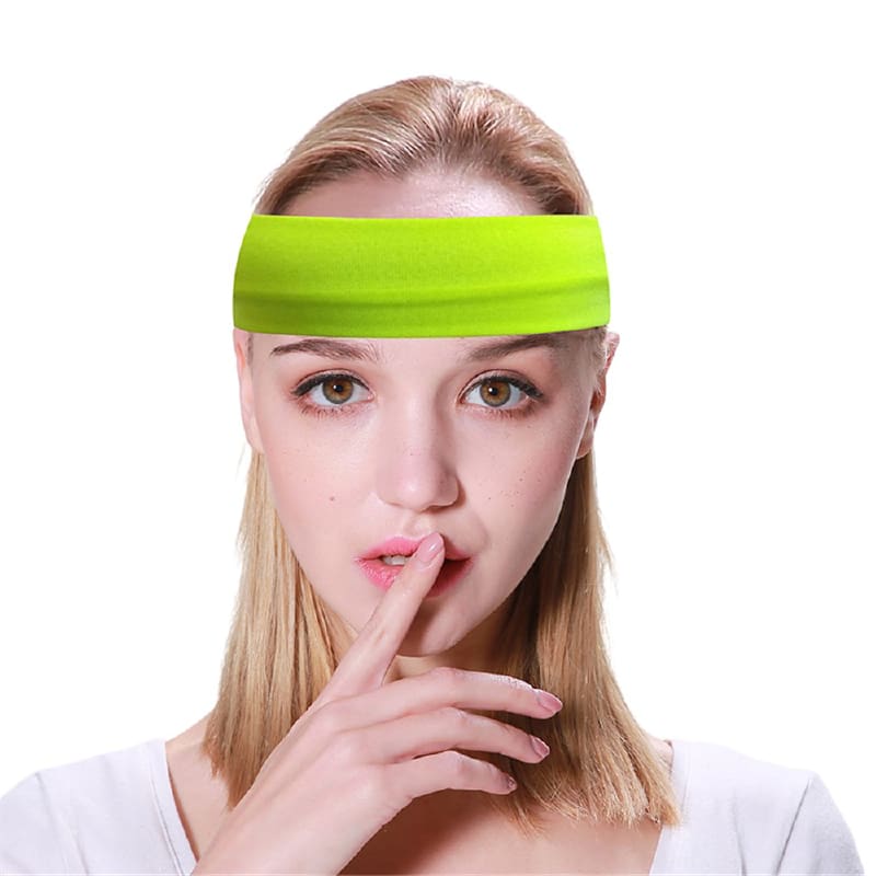 Sweat Band Neon Yellow