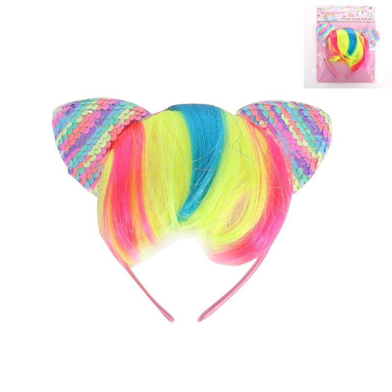 Headband Rainbow Fringe