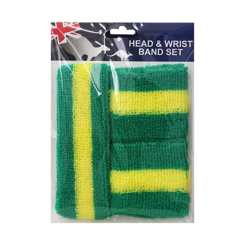 Sweat Band Kit Aussie Green and Gold
