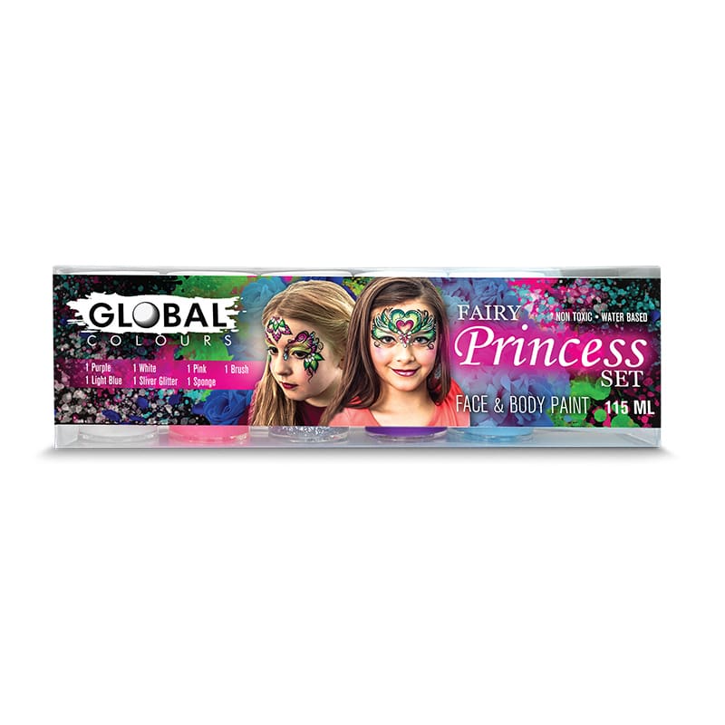 Face Paint Princess Set 5 x 23ml Global