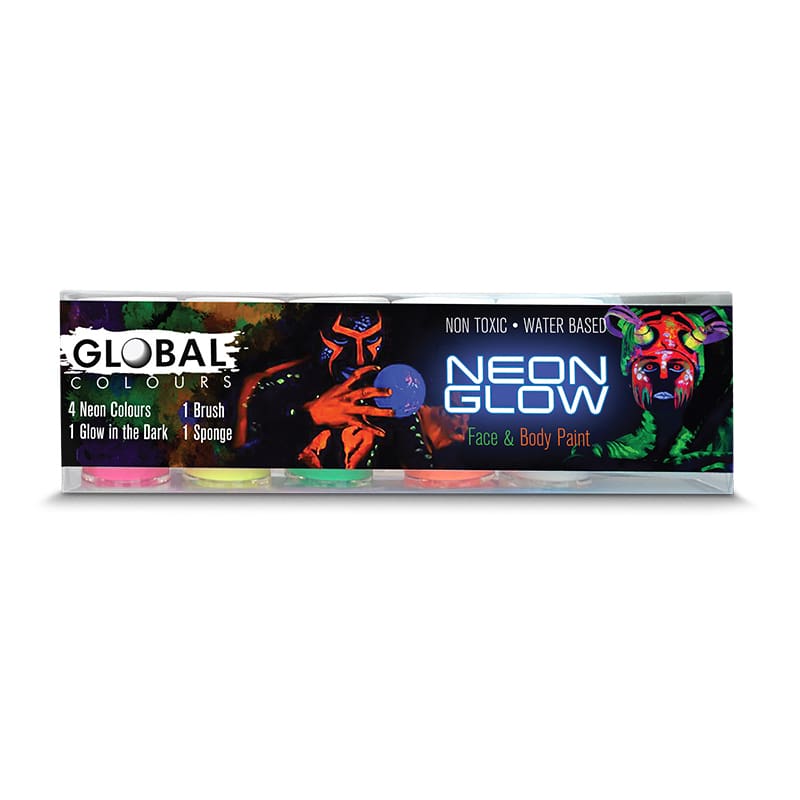 Face Paint Neon Set 5 x 23ml Global