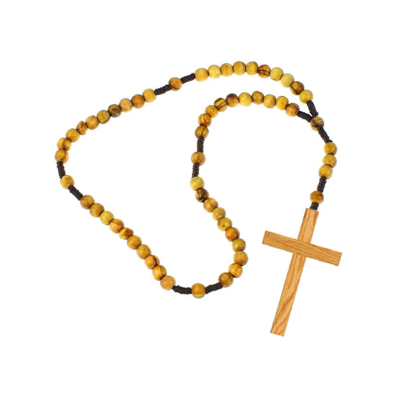 Necklace Beads Rosary Nun