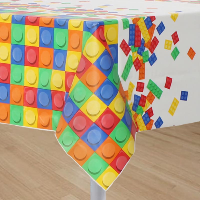 Block Party Tablecloth Rect Plastic