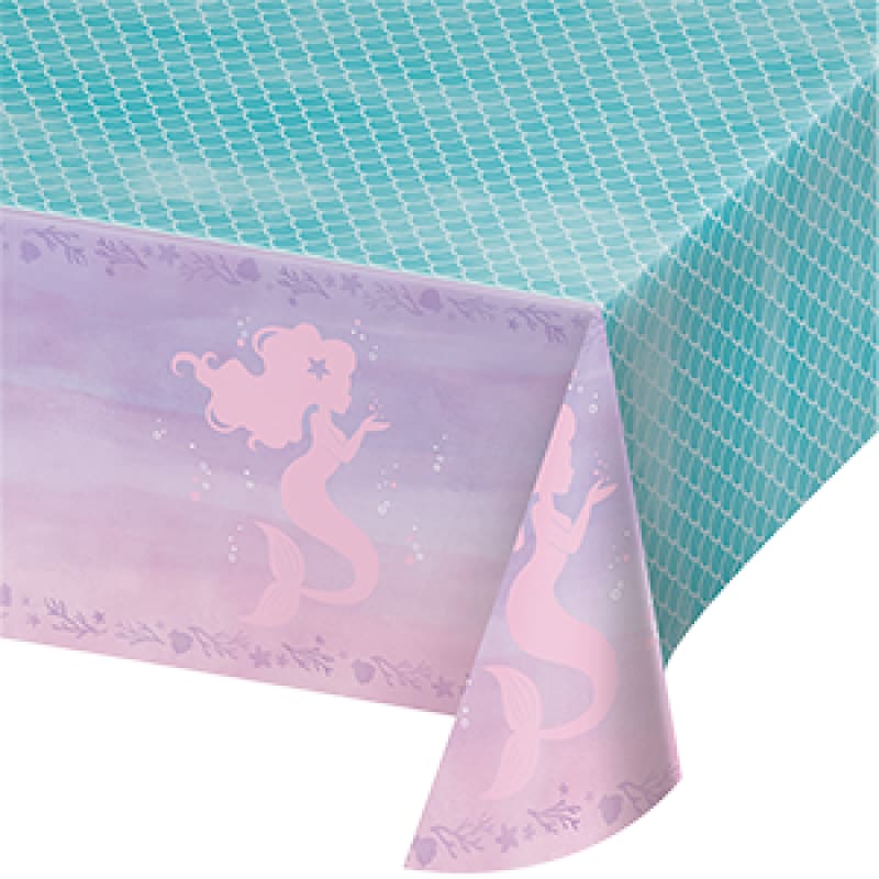 Mermaid Shine Tablecloth Rect Plastic