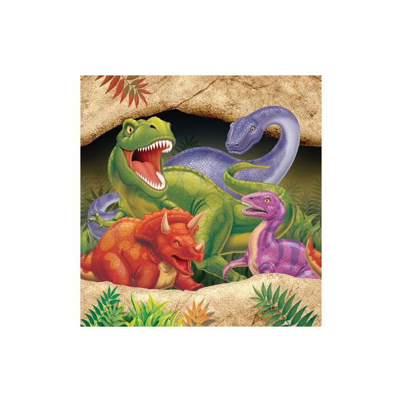 Dino Blast Tablecloth Rect Plastic