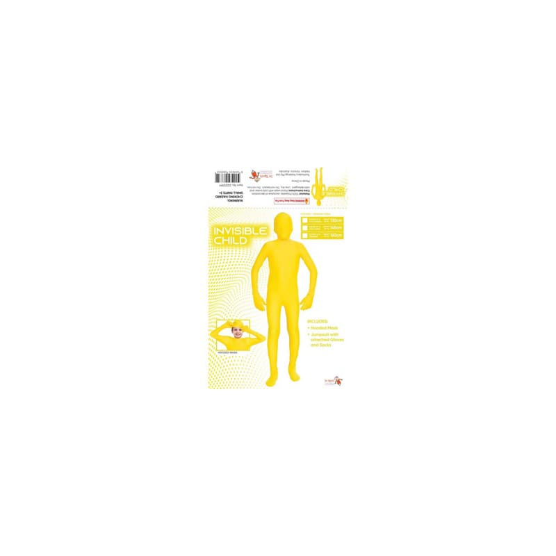 Costume Child Invisible Suit Yellow 160