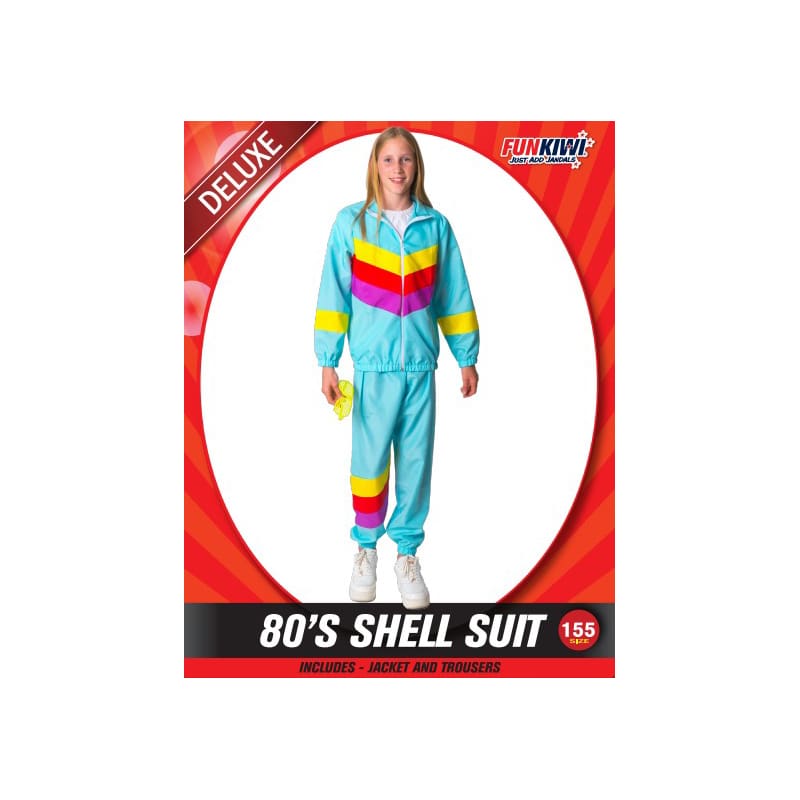 Costume Child Shell Suit Rainbow 155