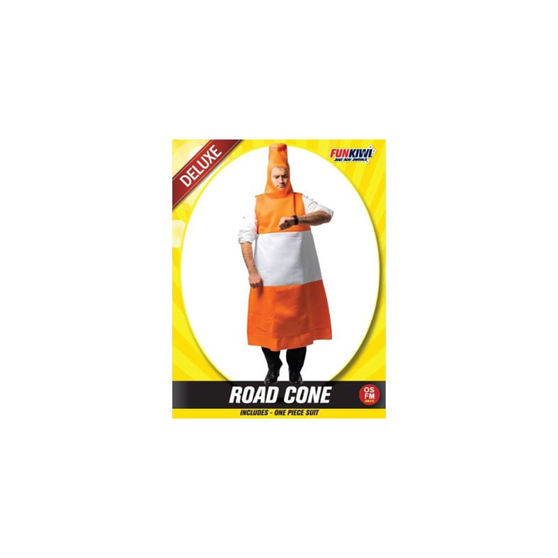 Costume Adult Traffic Cone Orange