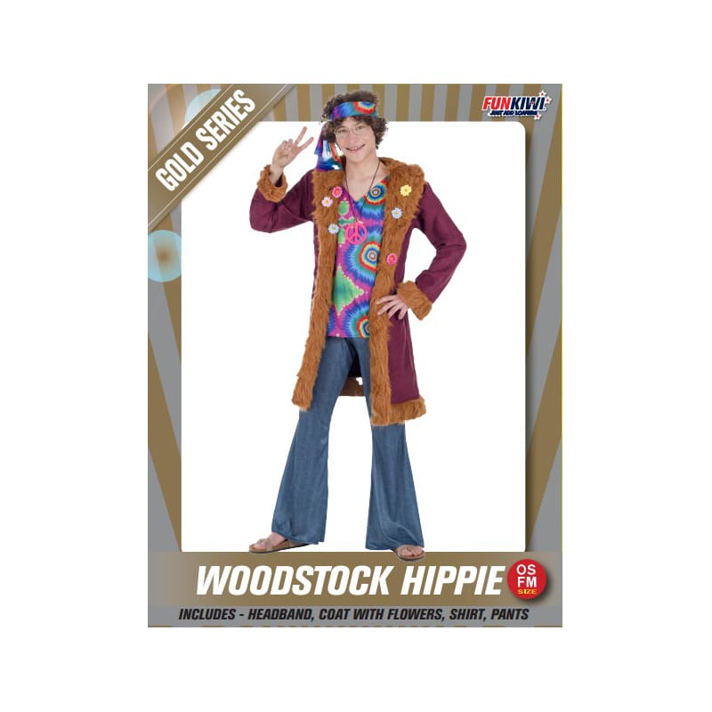 Costume Adult Woodstock Hippie Man