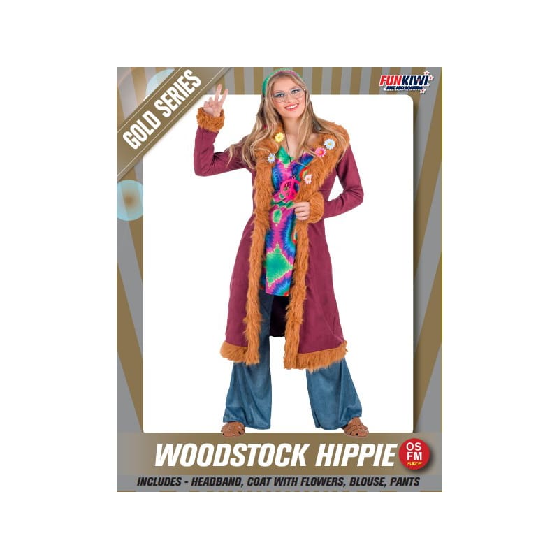Costume Adult Woodstock Hippie Lady