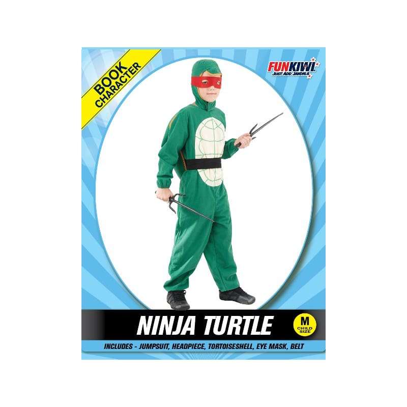 Costume Child Ninja Turtles Dark Green