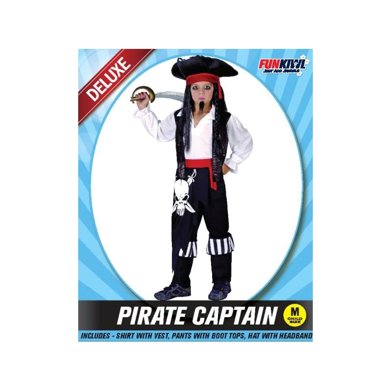 Costume Child Pirate Captain Girl