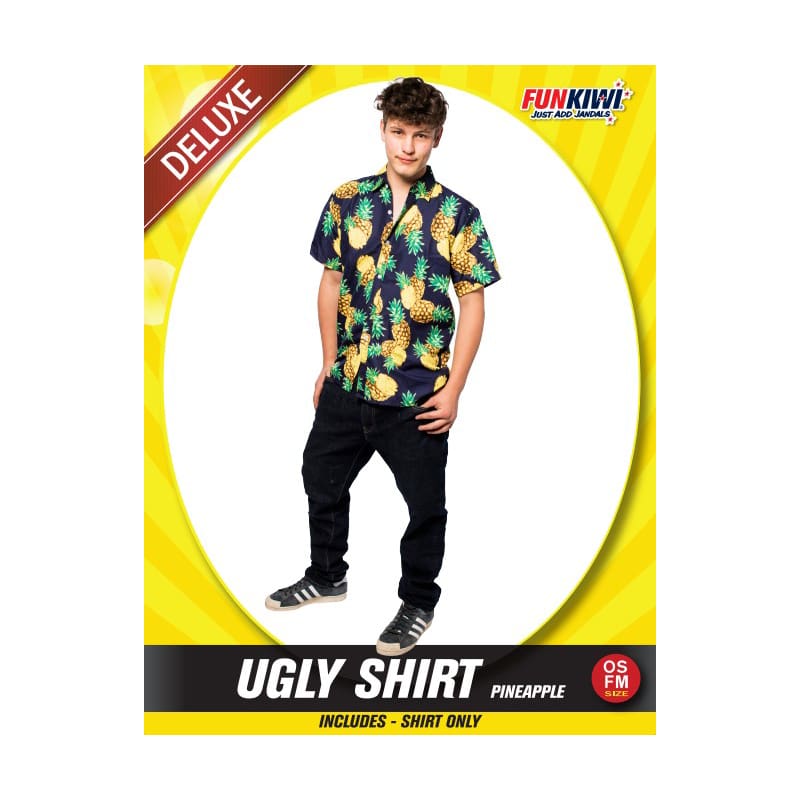 Costume Adult Ugly Shirt Pineapple