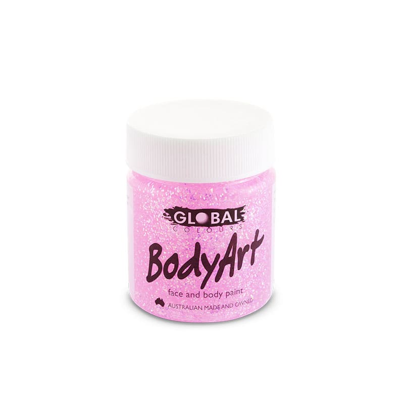 Face Paint 45ml Glitter Pink Global
