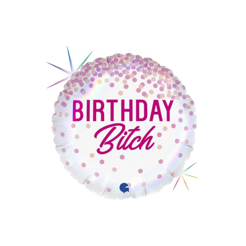 Foil 45cm Birthday Bitch Pink