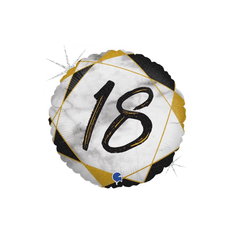 Foil 45cm 18 Marble Black