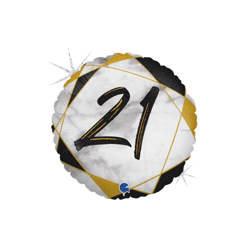 Foil 45cm 21 Marble Black