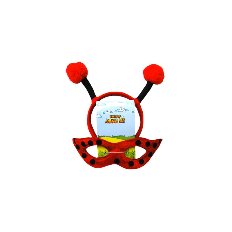 Mask and Headband Lady Bug
