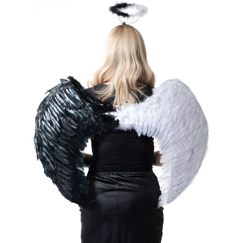 Wings Fairy Half Black Half White 80cm