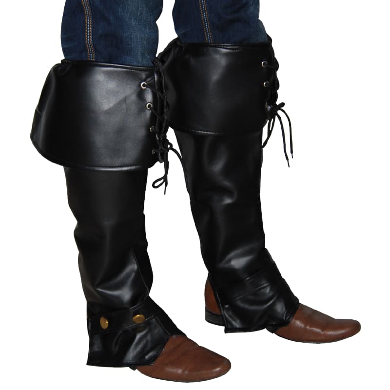 Bootcovers Pirate Black Lace Up