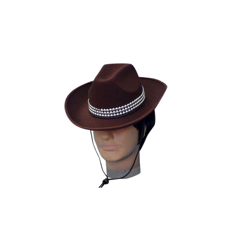 Hat Cowboy Brown with Silver Band
