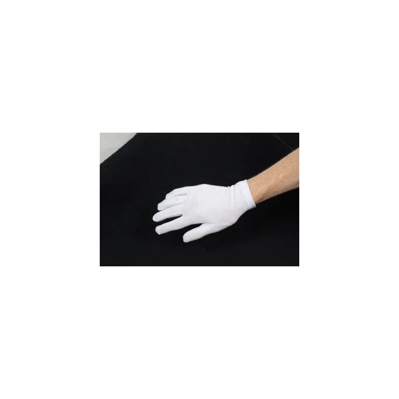 Gloves Short White Santa