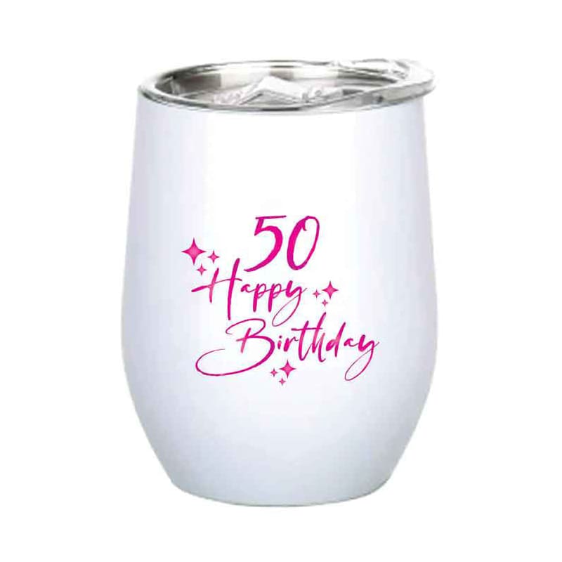 Tumbler Thermos 50 Happy Birthday