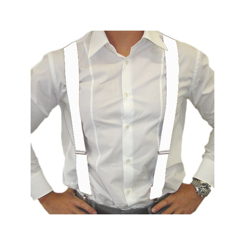 Suspenders White