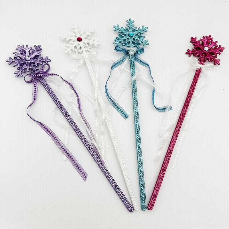 Wand Fairy Double Snowflake Assorted