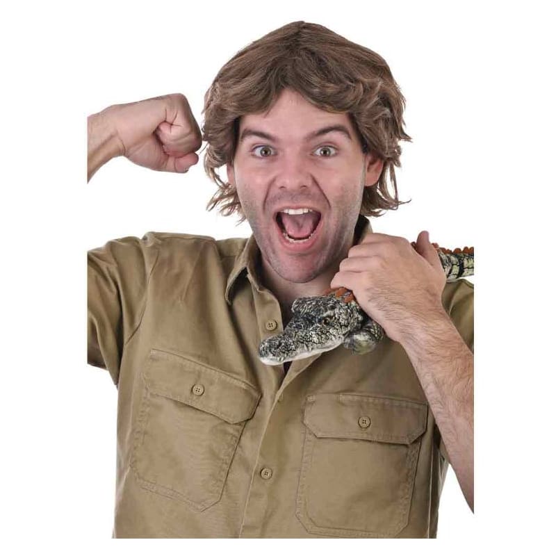 Wig Animal Hunter Steve Irwin Crikey