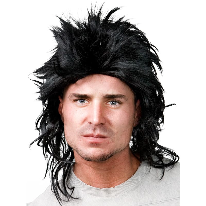 Wig Mullet Black