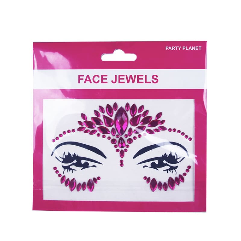 Face Jewels Pink