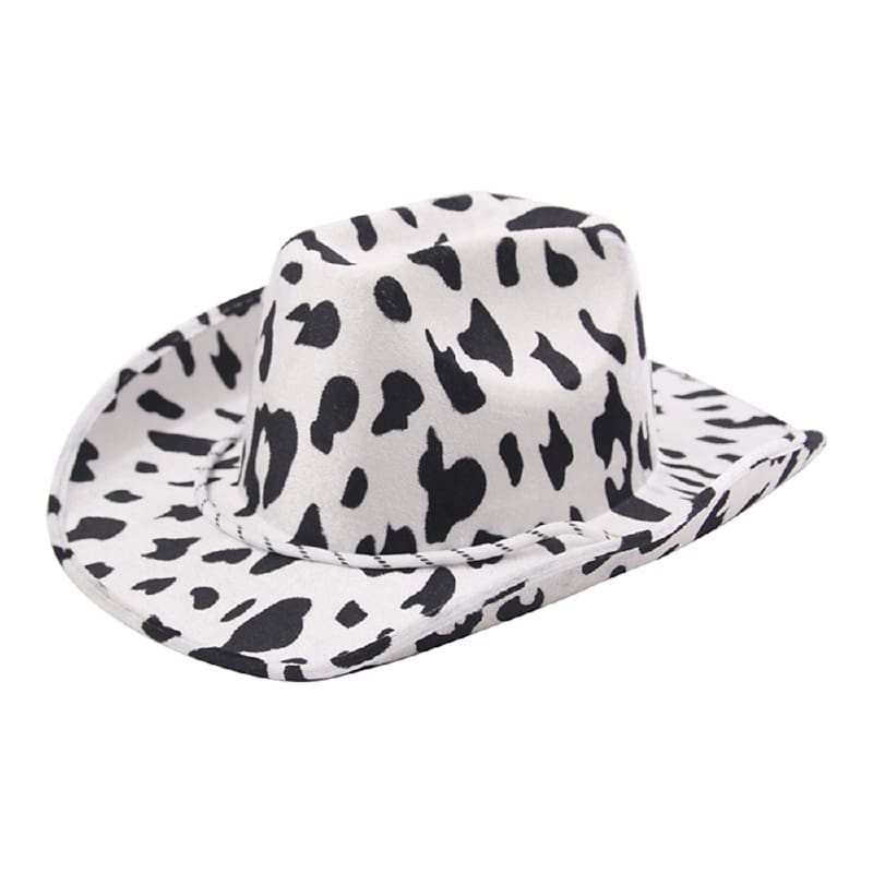 Hat Cowboy Cow Print