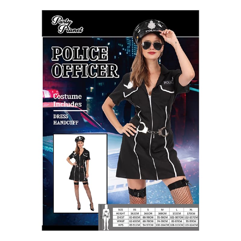 Costume Adult Police Officer Lady M