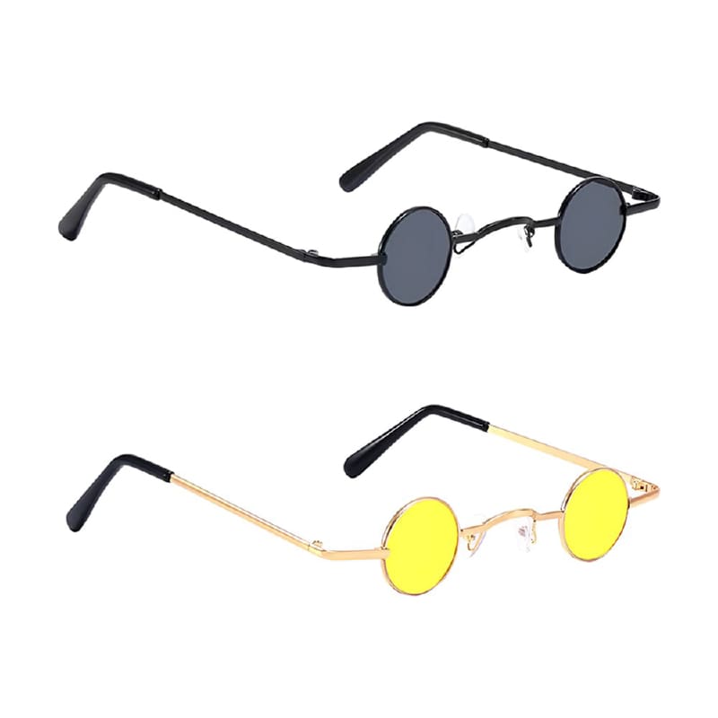 Sunglasses Hip Hop Retro Black or Yellow