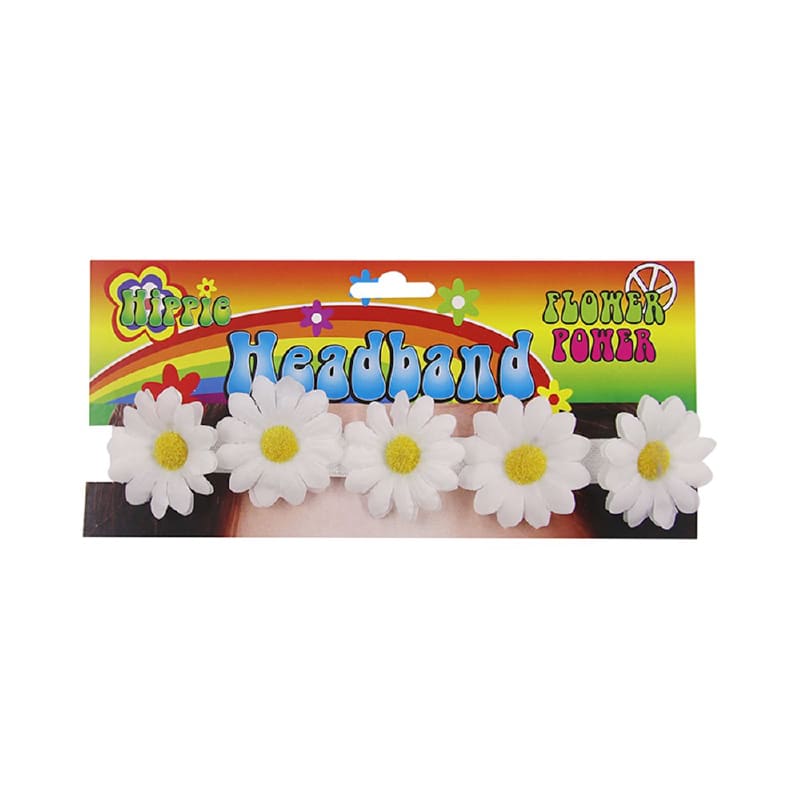 Headband Hippie Daisy Flower