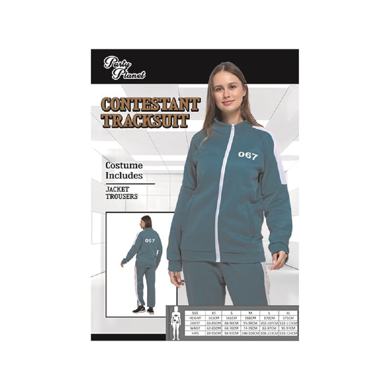 Costume Adult Squid Game Track Fem L DNR