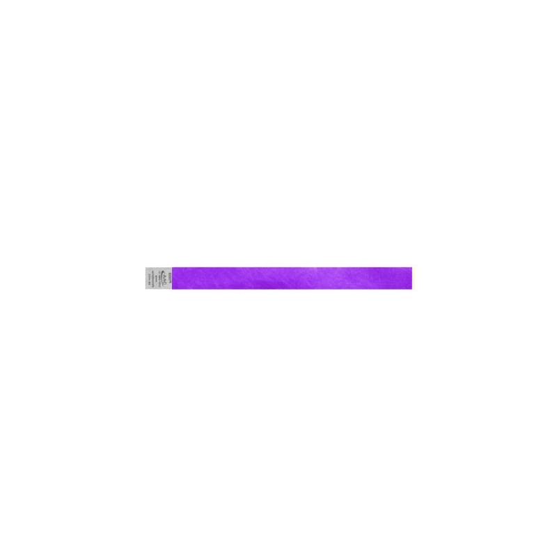 Wrist Band Purple Tyvek 19mm